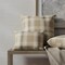 Natural Stain Resistant Performance Pet Friendly Plaid Woven Pattern Upholstery Fabric by The Yard - SKU: Memphis Dune